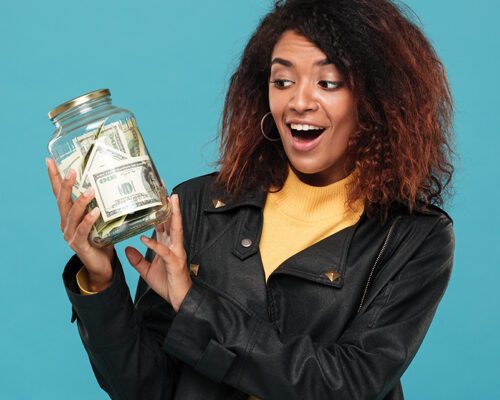 Money in a jar?